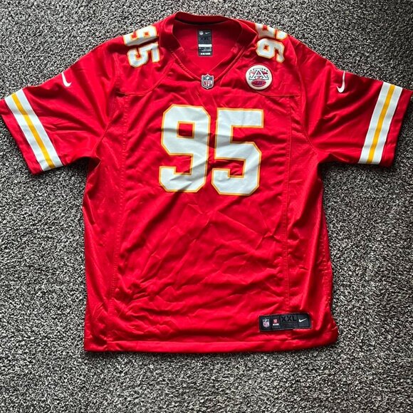 Kansas City Chiefs Chris Jones Red Jersey Men’s XXL Stitched - Picture 1 of 7